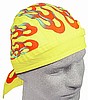 Red Hot Flames, Sweatband Headwrap^